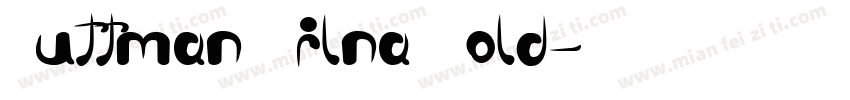 Guttman Vilna Bold字体转换